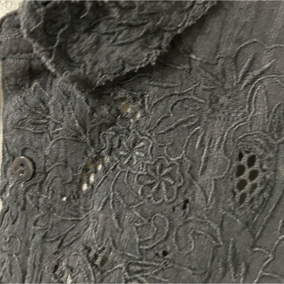 5/25$ Must Buy 5!! Free people crochet lace blouse shirt top - Picture 3 of 8